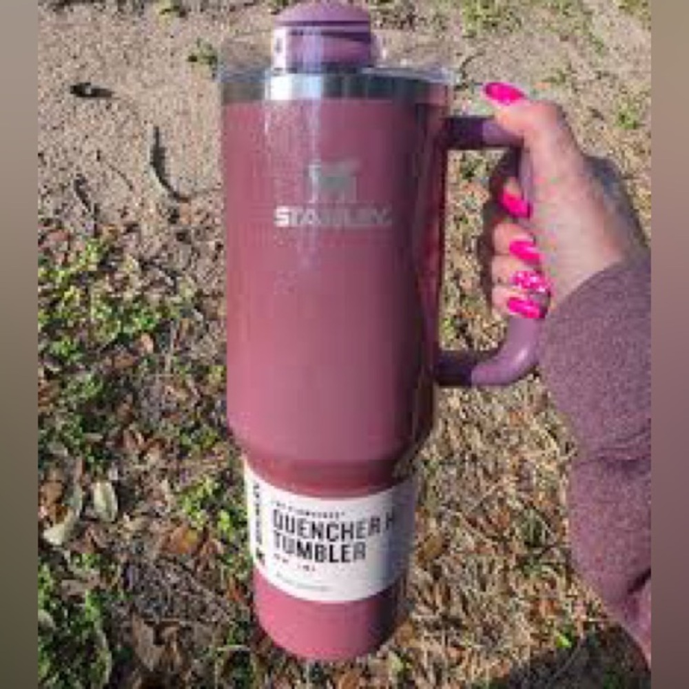 Stanley 40oz flowstate quencher thirst water bottle rare sparkly  pink new cold - Picture 2 of 2